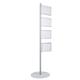 Bi-Office Snap Display Post Aluminium Structure A4 (Pack of 4) SUP3310