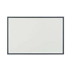Bi-Office Basic Whiteboard Drywipe Surface Black Frame 90x60cm MP07001161