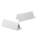 Durable Clear Acrylic Table Place Name Holders and Inserts - 10 Pack - 61x210mm
