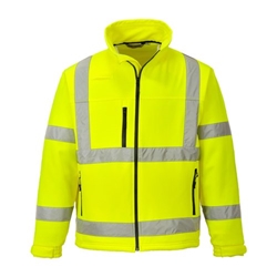 Portwest Hi Vis Classic Softshell 3L 3XL Yellow