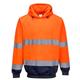 Portwest Hi Vis Contrast Hoodie 3XL Orange/Navy