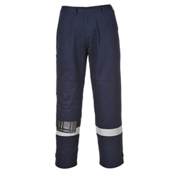 Portwest Bizflame Work Trousers XL Navy