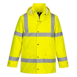 Portwest Hi Vis Winter Traffic Jacket 6XL Yellow