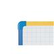 Bi-Office Schoolmate Laptop Non-Magnetic Double Plain/Grid Plastic Trim A4 (Pack of 10) MB8039866
