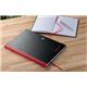 Oxford Black N Red Hardback Casebound Recycled Notebook 192 Pages A4 (Pack of 2) 400194939