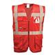 Portwest Iona Executive Vest L Red (Pack of 10)