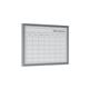 Bi-Office Magnetic Weekly Planner Whiteboard Grey Frame 60x40cm MM03000839