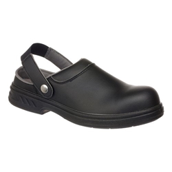 Portwest Steelite Safety Clog SB FO SR WPA AE 49 Blk