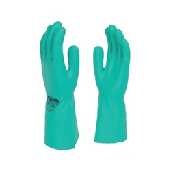 Polyco NitriTech III Green Flock Lined 33cm Nitrile Rubber Glove Size 10 92/10
