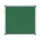 Bi-Office Enclore Display Case Green Felt Acrylic Aluminium Frame 15xA4 VT640102150