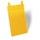 Durable Strap Ticket Holder Document Pocket Portrait - 50 Pack - A4 Yellow