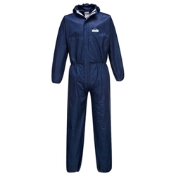 Portwest BizTex SMS Coverall Type 5/6 2XL Navy (Pack of 50)