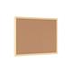 Bi-Office Pastel Cork Noticeboard Yellow Frame 600x400mm MC030011961