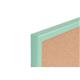 Bi-Office Pastel Cork Noticeboard Green Frame 600x400mm MC030011971