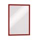 Durable DURAFRAME Self Adhesive Magnetic Signage Frame - 6 Pack - A3 Red