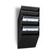 Durable FLEXIBOXX 6 Wall Mounted Literature Holder - A4 Landscape - Black