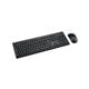 Kensington KM270 EQ Wireless Rechargeable Keyboard and Mouse Set Black K75560UK