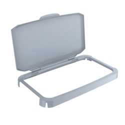 Durabin Grey Rectangular Hinged Lid 60L