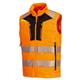 Portwest DX4 Hi Vis Hybrid Baffle Bodywarmer 3XL Orange/Blk