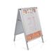 Bi-Office A- Frame Poster Display Freestanding Aluminium Frame A0 DKT70303032