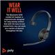 Poly Blackwire 5210 Monaural 3.5mm + USB-C/A Headset Bulk 8X230A6