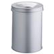 Durable Fire Extinguishing Metal Waste Bin - TUV Certified - 30L - Grey