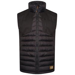 JCB Trade Hybrid Padded Gilet Black 2XL D-MN-XXL