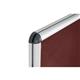 Bi-Office Enclore Display Case Burgundy Felt Acrylic Aluminium Frame 40xA4 VT750106150