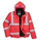 Portwest Hi Vis Winter Bomber Jacket M Red