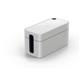 Durable CAVOLINE Cable Management Box Organiser Wire Tidy - Small - Grey