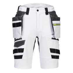 Portwest DX4 Detachable Holster Pocket Shorts 34 White