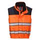 Portwest Hi Vis 3-in-1 Contrast Winter Bomber Jacket 4XL Orange/Blk