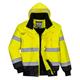 Portwest Hi Vis 3-in-1 Contrast Bomber Jacket 2XL Yellow/Blk