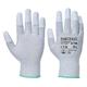 Portwest Anti-Static PU Fingertip Glove 1 Pair Grey Large (Pack of 12) A198GRRL