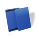 Durable Magnetic Ticket Label Holder Document Pockets - 50 Pack - A4 Blue