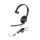 Poly Blackwire 5210 Monaural 3.5mm + USB-C/A Headset Bulk 8X230A6