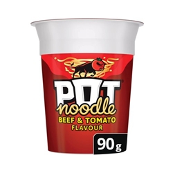 Pot Noodle Beef and Tomato 90g (Pack of 12) 12033914