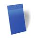 Durable Neodym Magnetic Ticket Label Holder Document Pockets - 10 Pack - A4 Blue