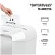 Fellowes Powershred LX70 Cross-Cut Shredder White 100017469