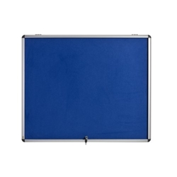 Bi-Office Enclore Fire Retardant Blue Lockable Door Top Hinged 12xA4 ST370101150