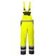 Portwest Hi Vis Breathable Contrast Rain Bib and Brace S Yellow/Blk