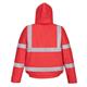 Portwest Hi Vis Winter Bomber Jacket M Red