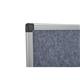 Bi-Office Maya Fire Retardant Noticeboard Grey Aluminium Frame 240x120cm SA2102170