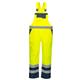 Portwest Hi Vis Breathable Contrast Rain Bib and Brace S Yellow/Navy
