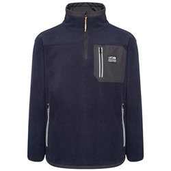 JCB Trade Heavyweight 1/4 Zip Navy S DK9T-S