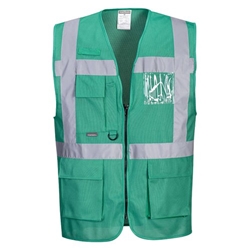 Portwest Iona Executive Vest M Bottle Green (Pack of 10)