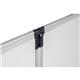 Bi-Office Maya Trio Magnetic Lacquered Steel Surface Aluminium Frame 120x90cm TR02020509170