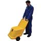 Mobile Salt and Grit Bin Kit Yellow 75L with De-icing Salt 399638