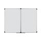 Bi-Office Maya Trio Magnetic Lacquered Steel Surface Aluminium Frame 90x60cm TR01020509170