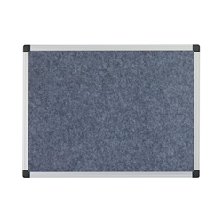 Bi-Office Maya Fire Retardant Noticeboard Grey Aluminium Frame 180x120cm SA2702170
